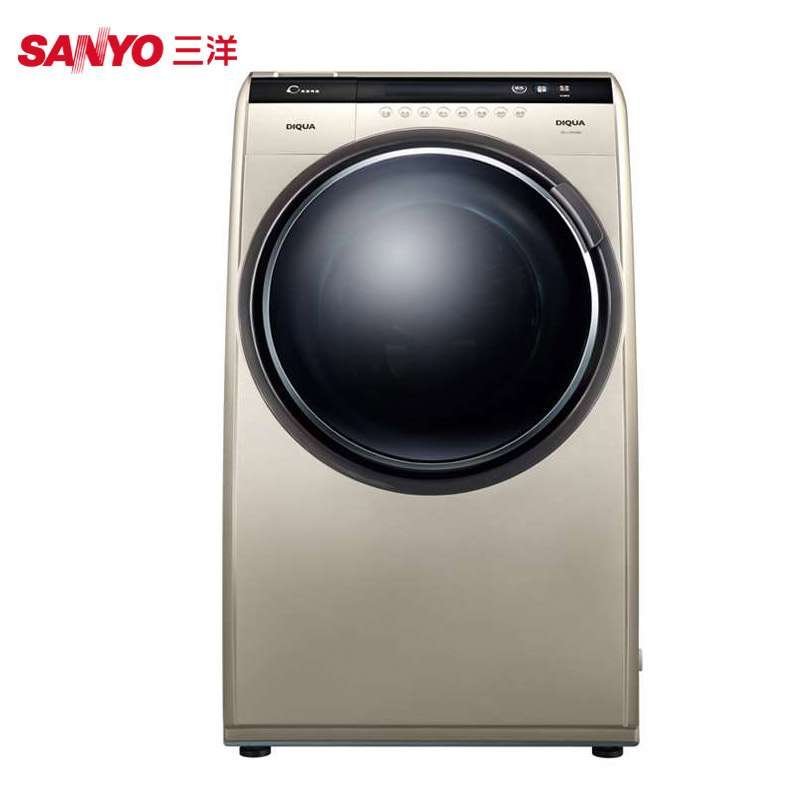 三洋（SANYO）7.5公斤全自动变频斜式烘干一体滚筒洗衣机DG-L7533BHC（咖啡金色）