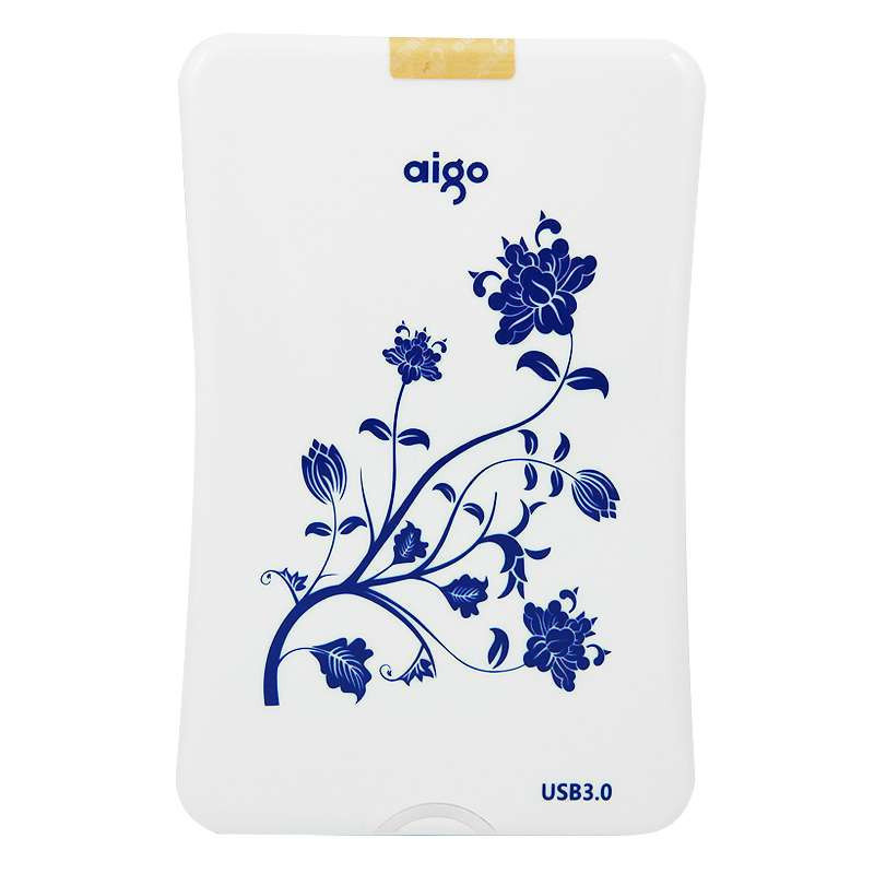 AIGO移动硬盘青花瓷HD802 500G