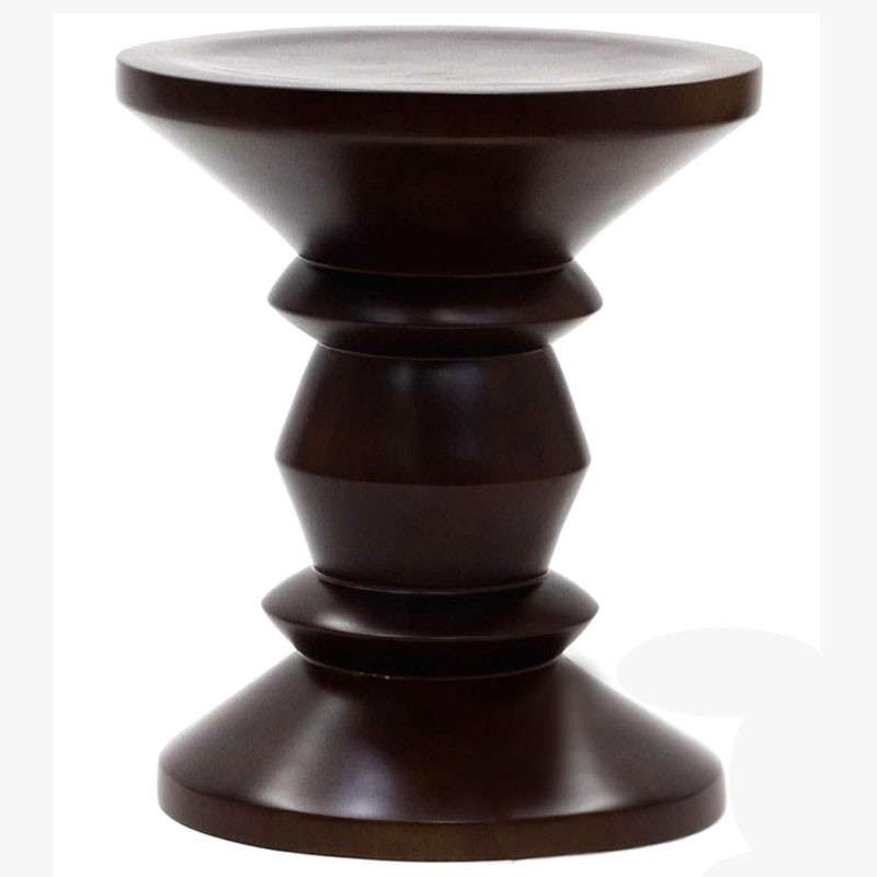 霍客森 Eames stool 伊姆斯茶几实木角几边几 经典木凳 胡桃木桌 A款