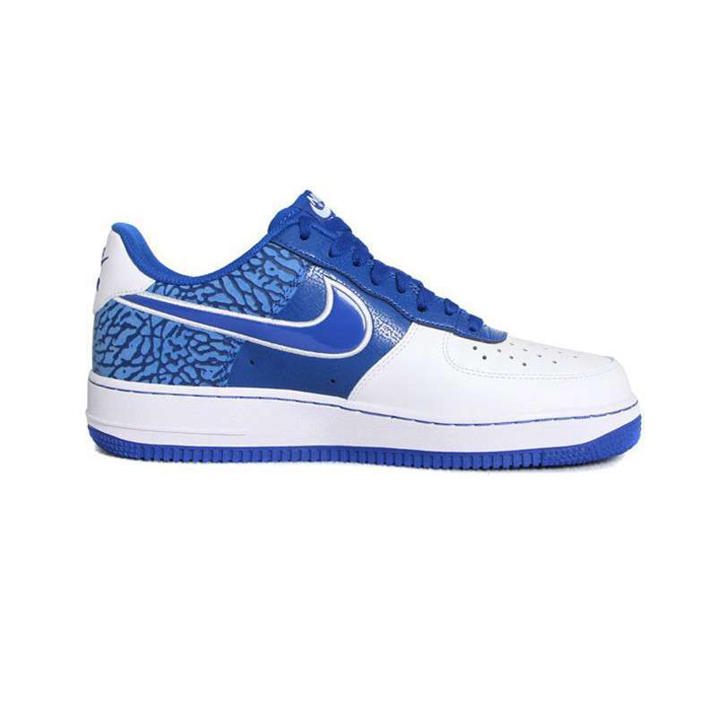 nike正品 男鞋 新款 afi 空军一号低帮运动板鞋 488298-416 蓝色 41码