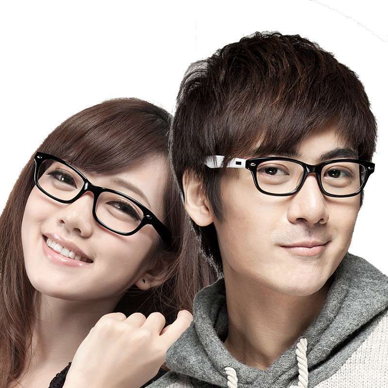 亿超情侣款时尚镜架潮流板材眼镜框5104 琥珀色