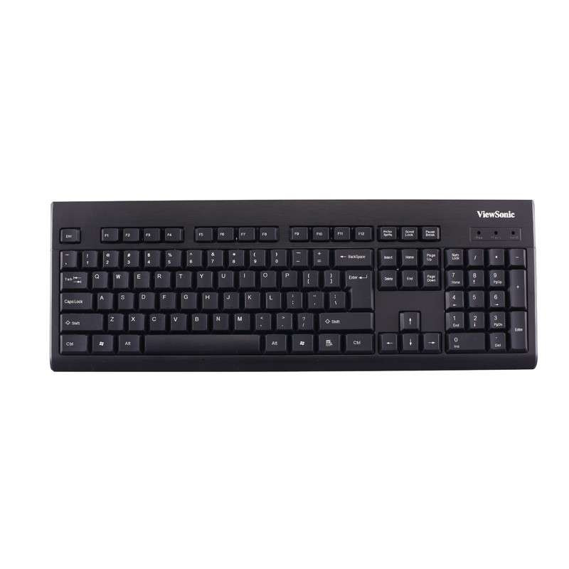 优派(ViewSonic) USB有线键盘 KU100办公键盘