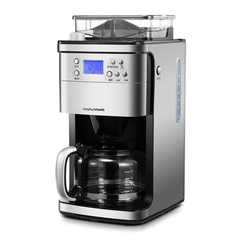morphy richards 英国摩飞 仿手工研磨 全自动美式咖啡机 豆粉两用 家用商用 MR4266