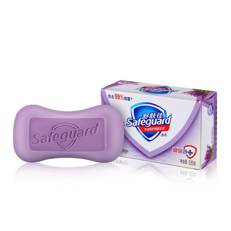 舒肤佳薰衣草舒缓呵护香皂125克 清凉抑菌持久留香高清实拍图
