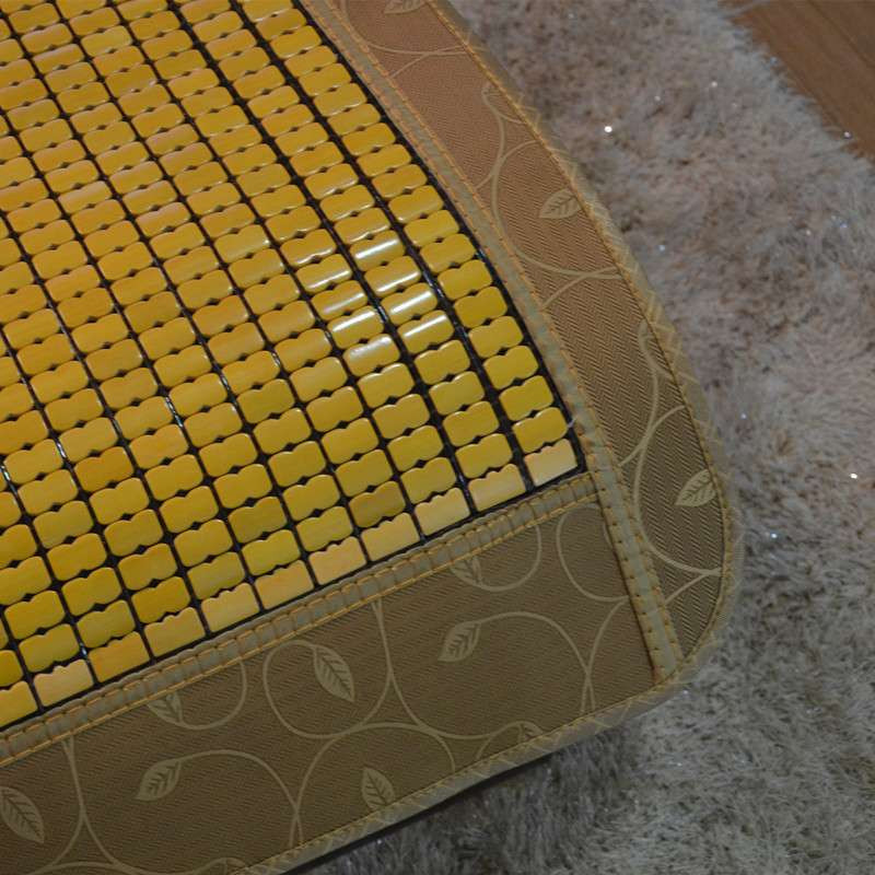 爱天黄色葫芦籽麻将凉席 竹凉席凉席 麻将块凉席 单人双人床麻将席