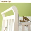 友贝yoobay 卡都白色抽屉版婴儿床送原装床垫