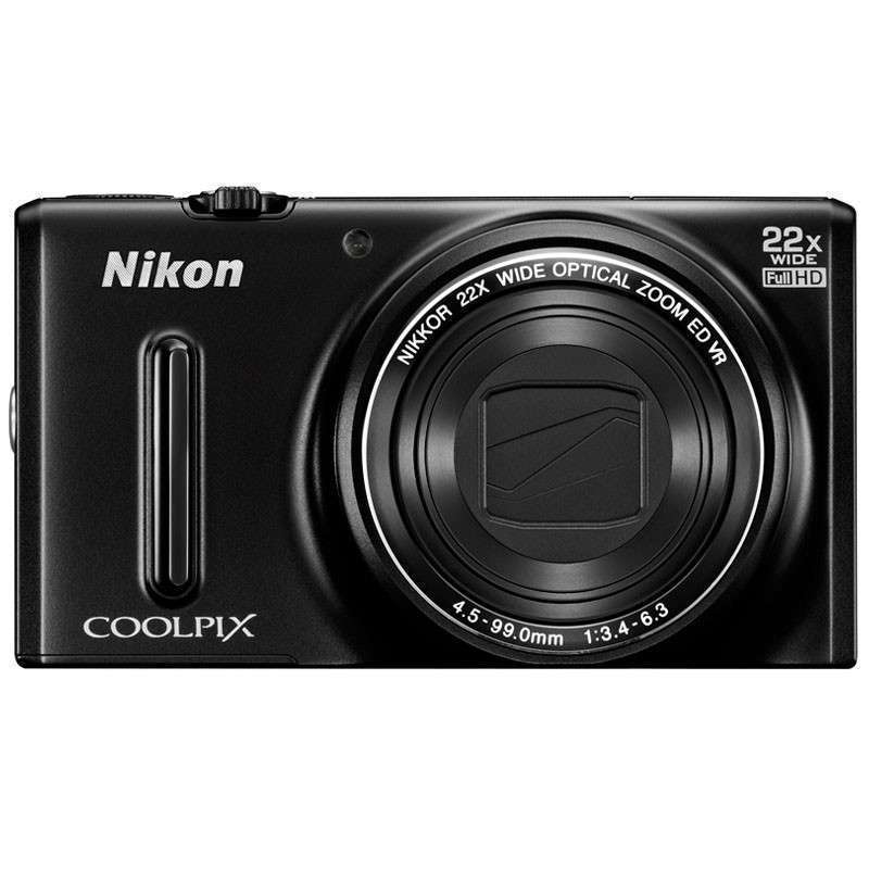尼康(Nikon) 数码相机 COOLPIX S9600 黑色 8G卡