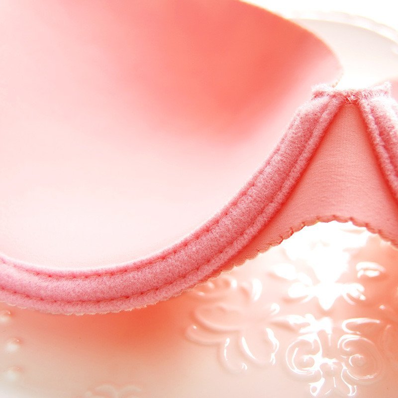 香花莱尔 超薄无痕聚拢文胸 条纹清新碎花可爱少女隐形内衣 包邮单件