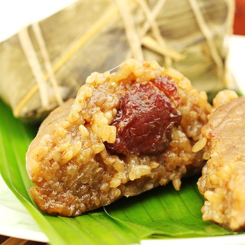 方便速食 粽子 利口福 【广州酒家_袋装组合粽】利口福 火腿咸肉粽