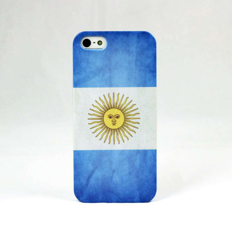鸣星行 苹果5 iphone5s 世界杯创新特色手机壳 阿根廷