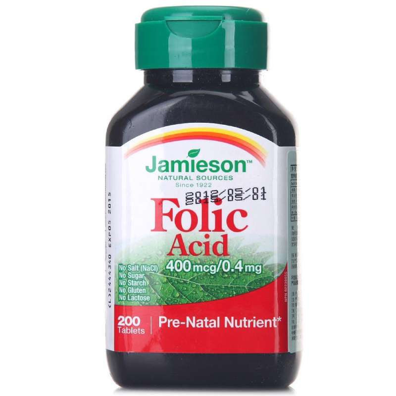 健美生（jamieson）叶酸片320mg*200片（加拿大原装进口）