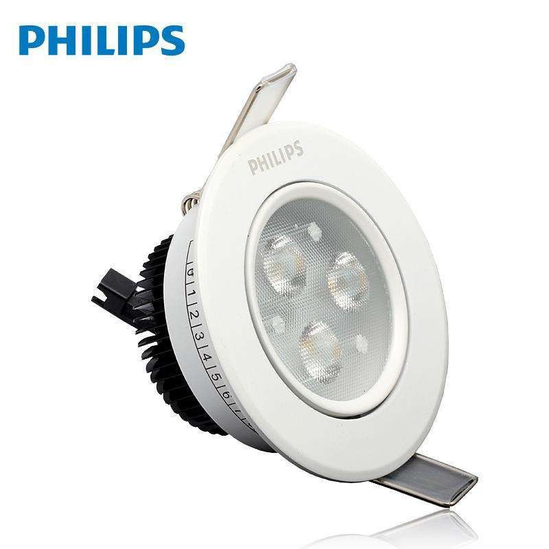 飞利浦 （PHILIPS）闪星LED射灯 暖白色（白色）3x1W 230V