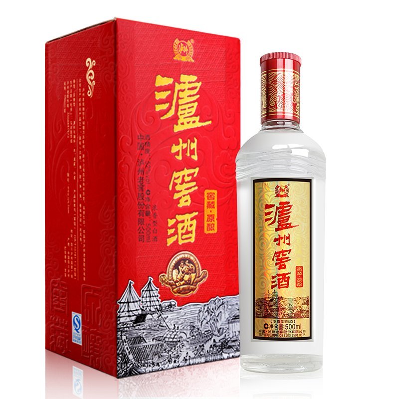 52度泸州窖酒原酿500mL