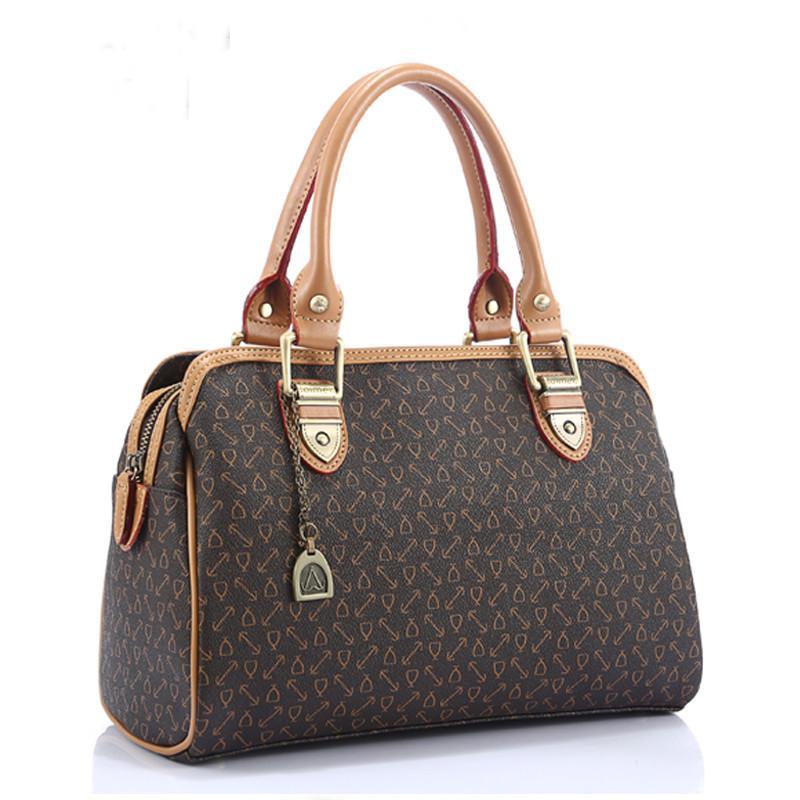 意大利oimei 2015新款潮流时尚手提包女欧美手提包包女包 2598 啡色