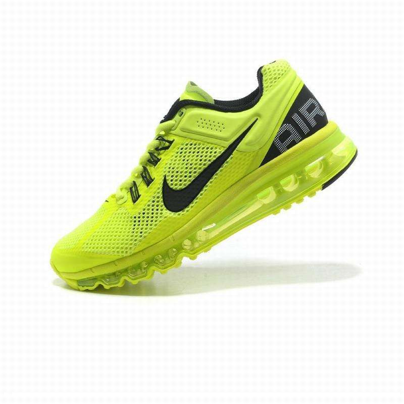 耐克/NIKE AIR MAX 2013情侣款 全掌气垫透气跑鞋 555363-701-301 黄色701 42码