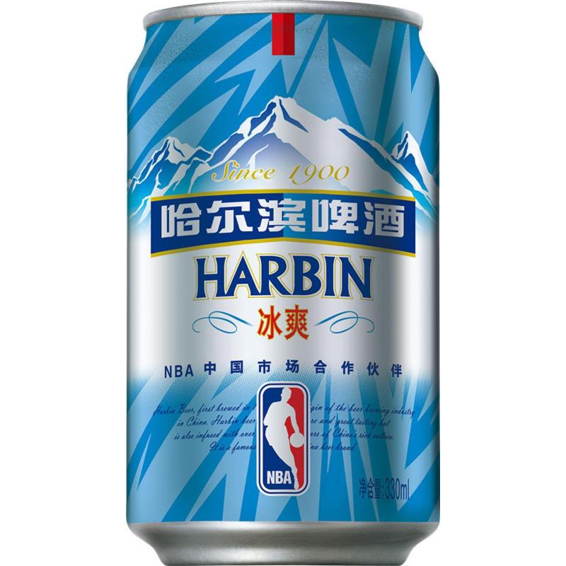 哈尔滨啤酒冰爽听装330ml*6