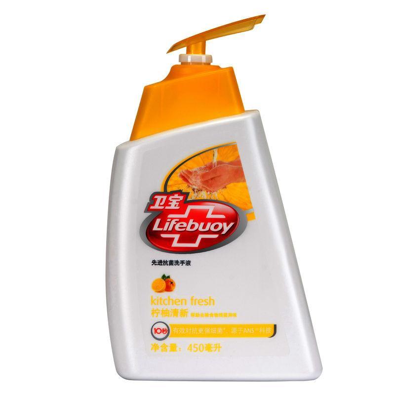 卫宝先进抗菌洗手液柠柚清新450ml