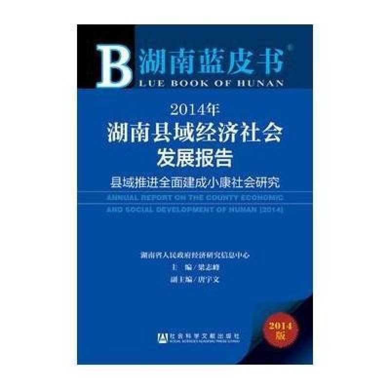 湖南蓝皮书:2014年湖南县域经济社会发展报告