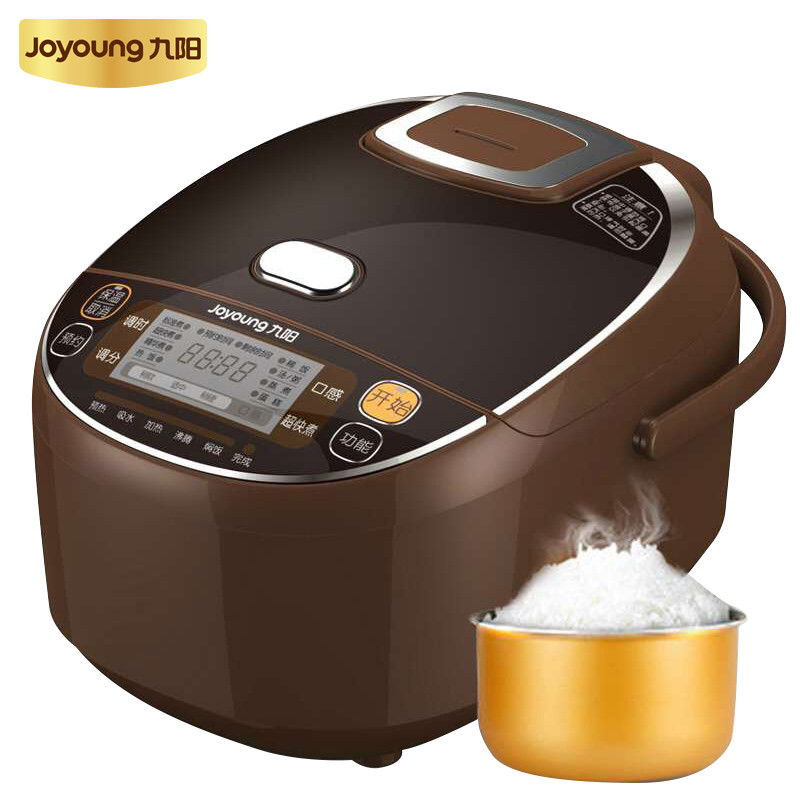 九阳（Joyoung）JYF-40FS69 智能电脑型电饭煲陶晶内胆24小时预约 4L 时尚巧克力色