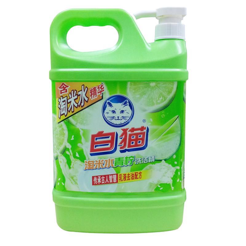 白猫淘米水青柠洗洁精1.35kg