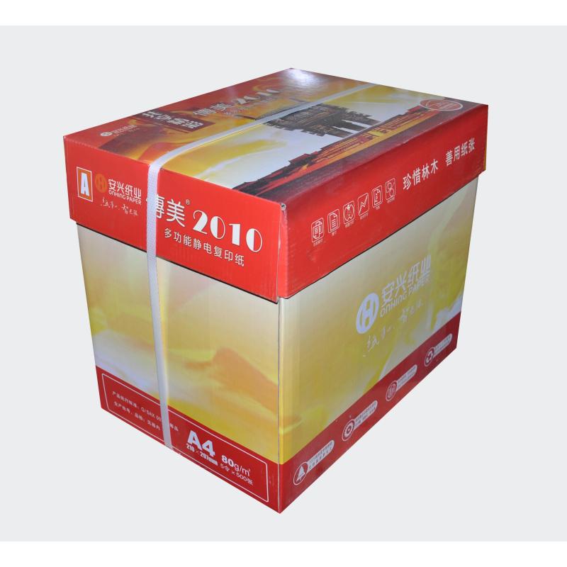 传美2010 A4 80克复印纸 （500张/包 5包为一销售单位）