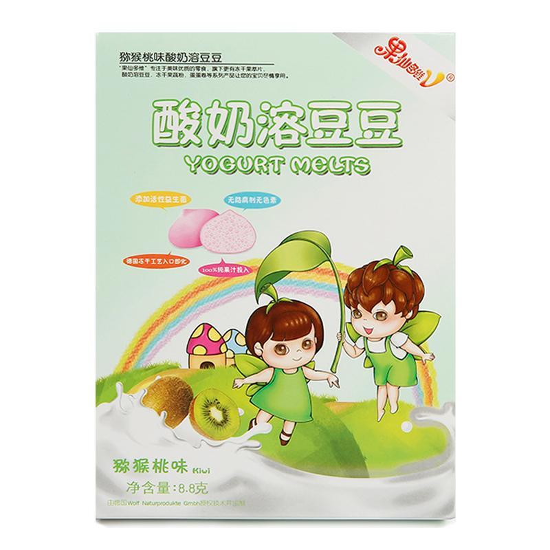 果仙多维V 酸奶溶豆豆猕猴桃味8.8g