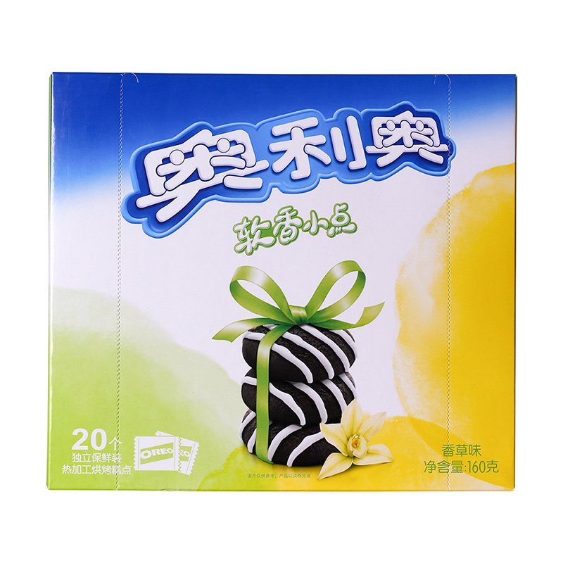 奥利奥软香小点香草味家庭装160g