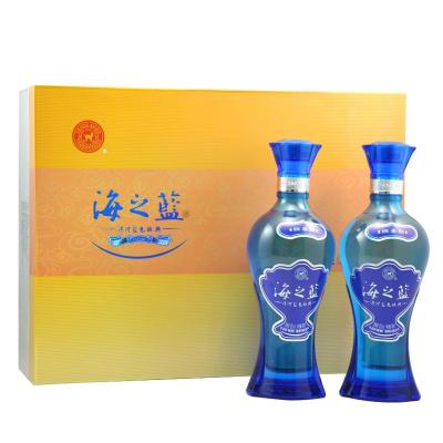 239元包邮 YANGHE 洋河 蓝色经典 海之蓝 52度 礼盒装 480ml*2瓶