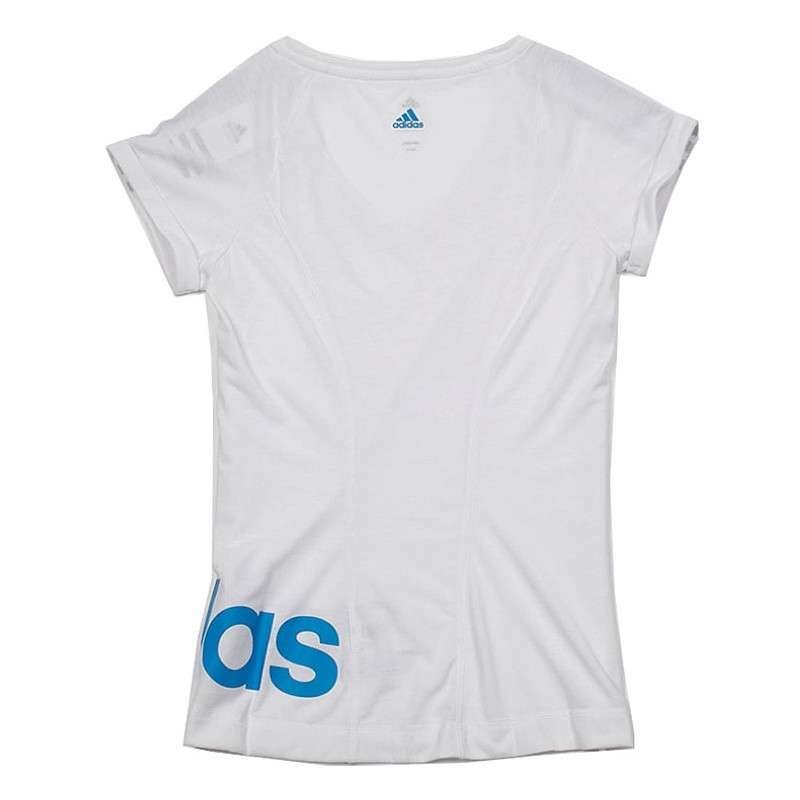 阿迪达斯女训练服运动短袖t恤 f49124
