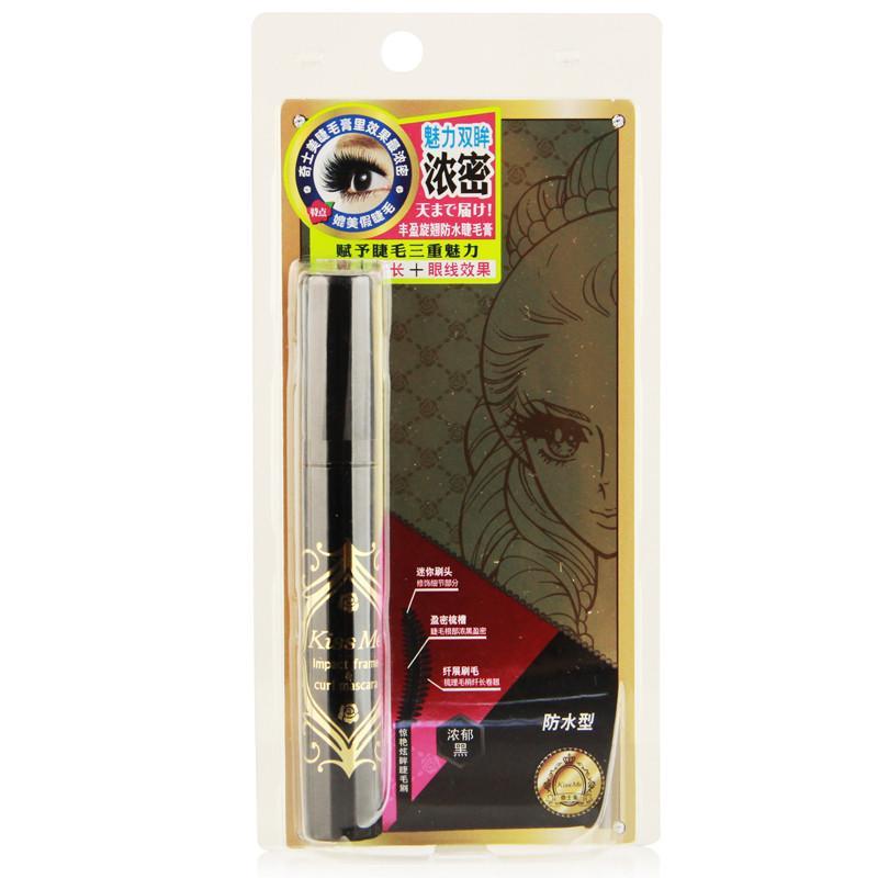 Kiss Me奇士美丰盈旋翘防水睫毛膏（浓郁黑01）7.5g