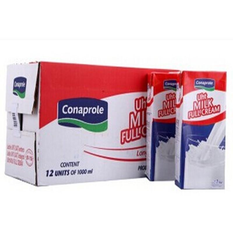 卡贝乐（Conaprole）超高温灭菌全脂纯牛奶1L*12盒
