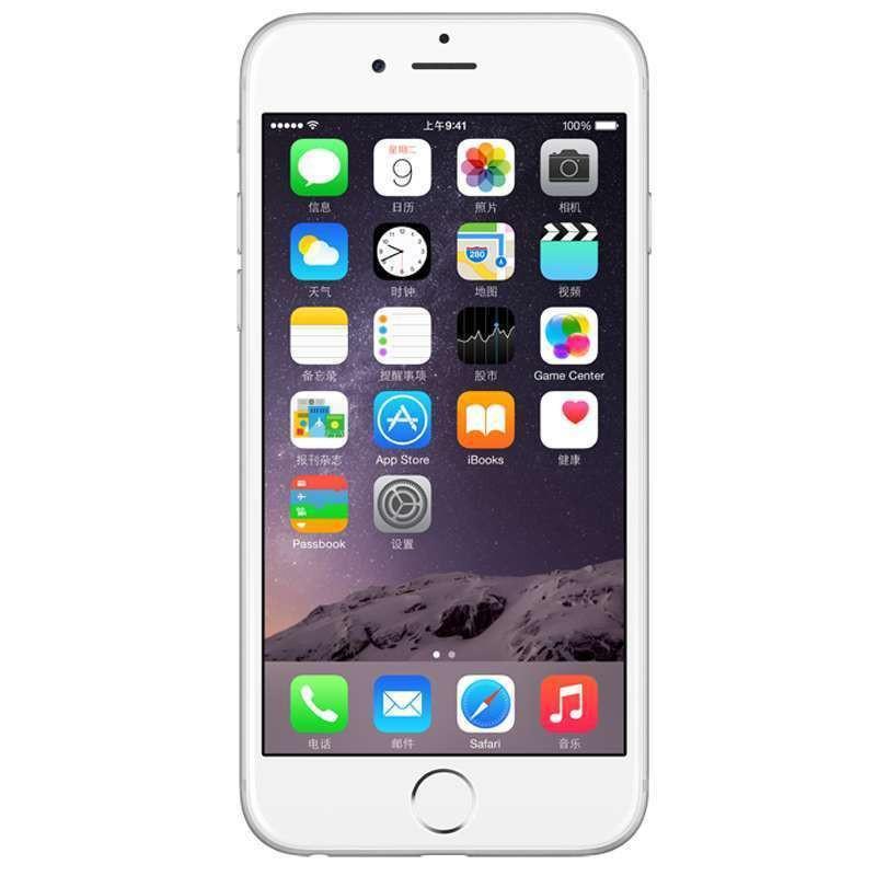 【苏宁自营】苹果(Apple) IPHONE 6 PLUS 16GB 移动联通4G手机（银色） 港版