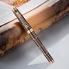 派克(PARKER)首席时尚巧克力玫瑰金夹宝珠笔