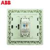 ABB开关插座面板abb德逸珍珠金色一位单电话插座正品AE321-PG