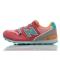 New Balance/新百伦 新款女鞋运动鞋 N字母跑步鞋透气鞋 粉红绿 38码