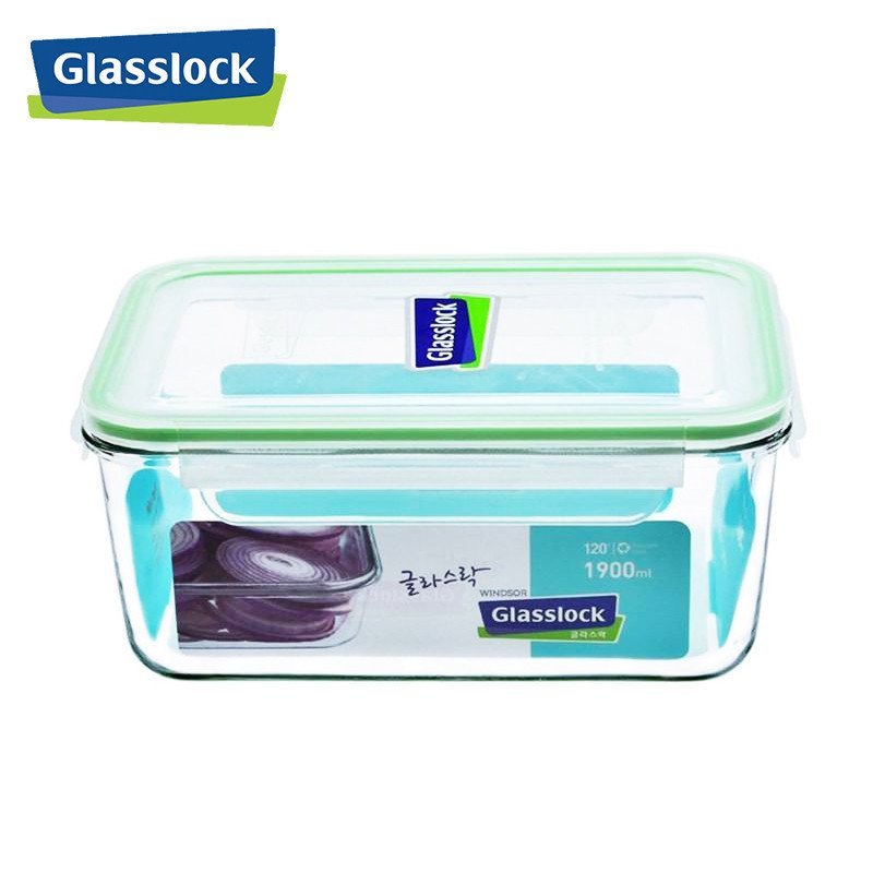 GLASSLOCK /三光云彩 钢化耐热玻璃单品保鲜盒 1900ml