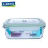 三光云彩(GLASSLOCK)钢化耐热玻璃保鲜盒 饭盒695ml*2韩国进口加厚耐摔饭盒长方形透明便当盒
