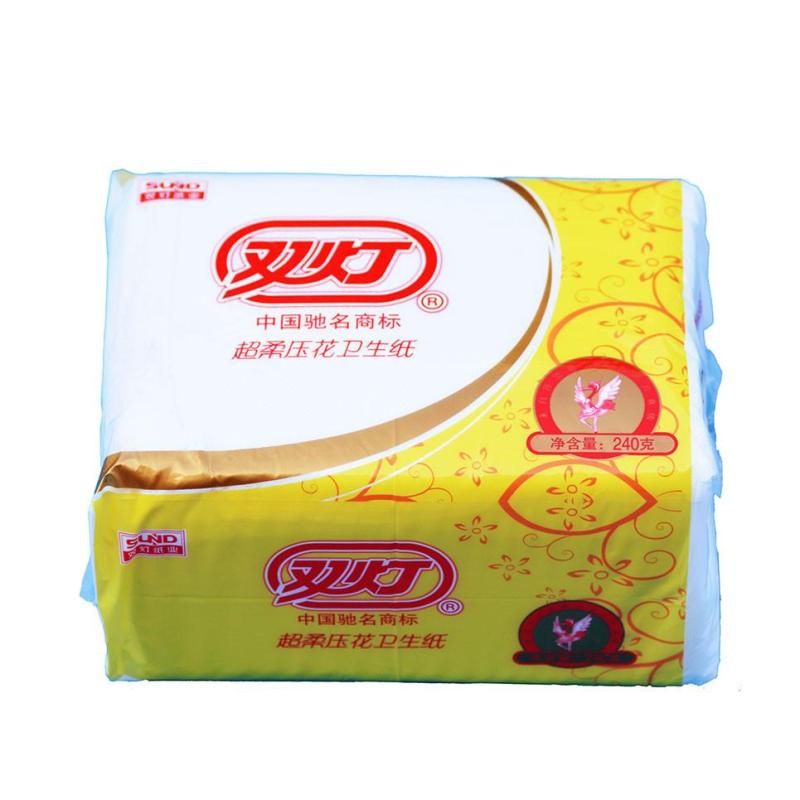 双灯240克压花面巾纸