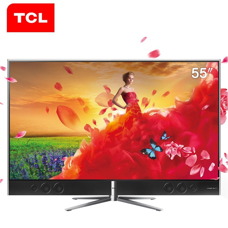 TCL电视 Q55H9700 55英寸 3D 超高清4K 网络 WIFI 安卓 智能 LED液晶电视