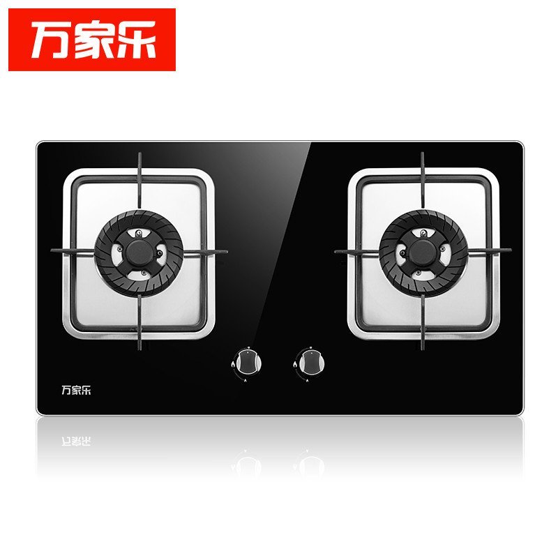 万家乐燃气灶 JZY-DQZ01B 液化气灶具 嵌入式煤气灶 钢化玻璃面板