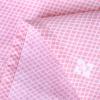 吉祥三宝家纺 全棉斜纹印花四件套床单被套-美妮娜 粉红色 粉红色 1.5-1.8m床通用