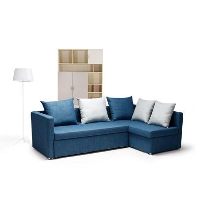 曲美领物家具客厅三人多功能可折叠布艺沙发储物沙发床a-14lw-gs2