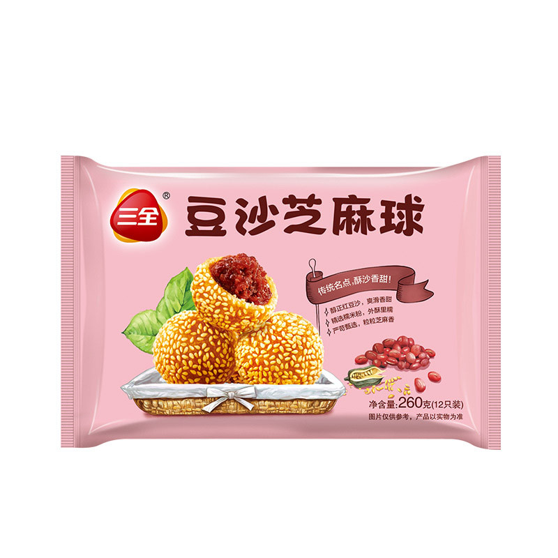 三全豆沙芝麻球260g