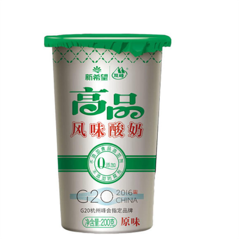新希望纸杯高品酸牛奶180g