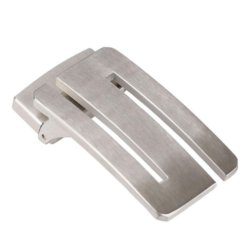 凡瑀男士休闲皮带扣 不锈钢扣 平滑扣夹扣时尚腰带头 无带身 扣头