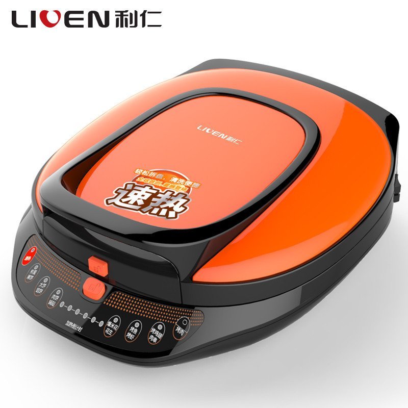利仁（Liven） LR-S3000速热电饼铛 双面加热电脑版可拆洗电饼铛 烤饼机 煎烤机 烧烤盘