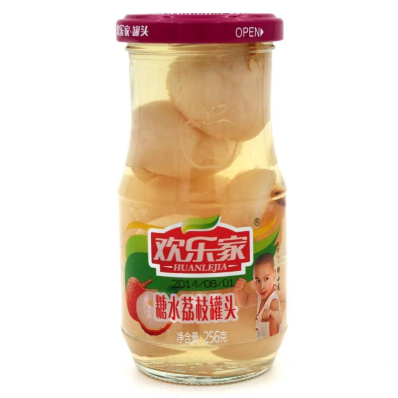 欢乐家糖水荔枝罐头256克