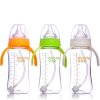 爱得利Tritan带手柄实感自动吸管宽口径防摔耐高温奶瓶 AA-125/320ml