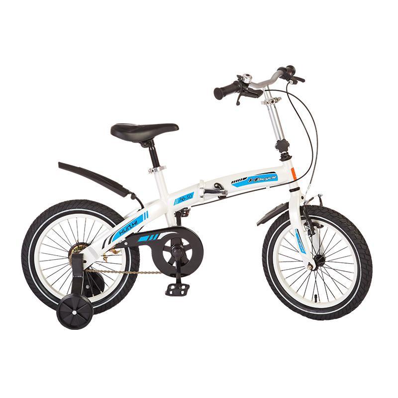 荟智儿童自行车hb5016寸男孩女孩骑行单车 自行车 白色 16寸