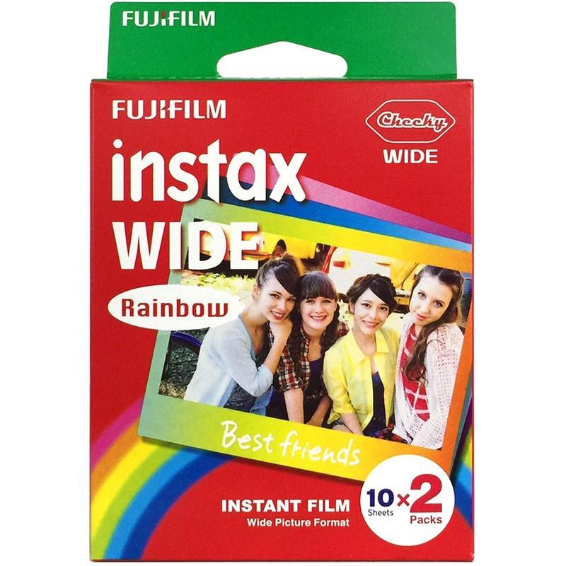 富士FUJIFILM趣奇（checky）instax wide宽幅相机专用胶片/相纸（彩虹版）